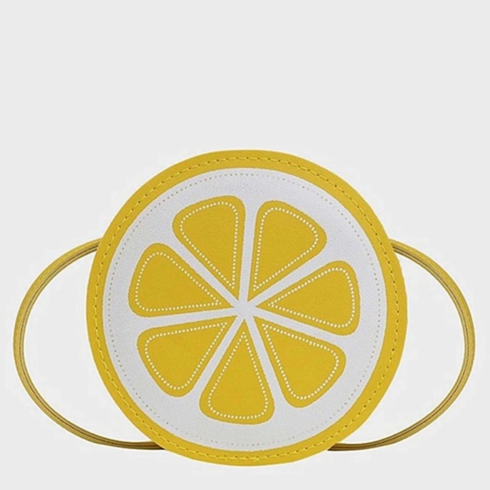 🔴 Round Lemon Crossbody Bag